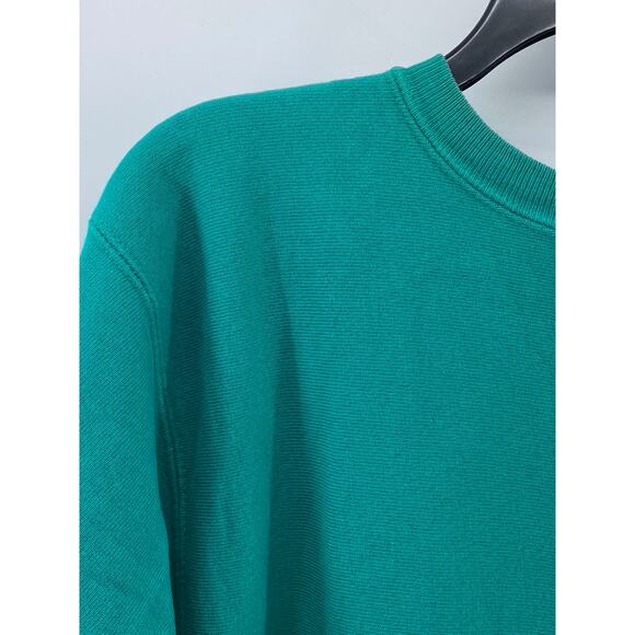 CHAMPION Men's Green Vintage Crewneck Reverse Weave Long Sleeve Sweatshirt SZ2XL - Picture 4 of 11